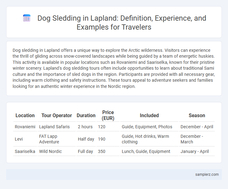 Dog Sledding in Lapland: Definition, Experience, and Examples for Travelers