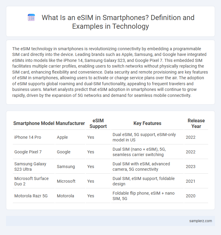 What Is an eSIM in Smartphones? Definition and Examples in Technology