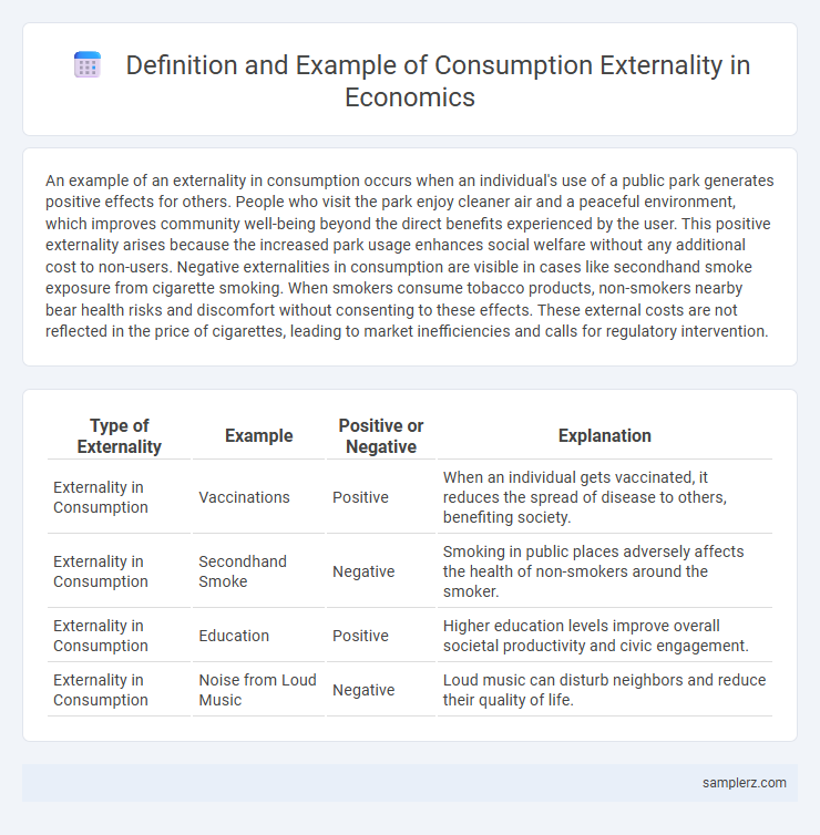 Definition and Example of Consumption Externality in Economics