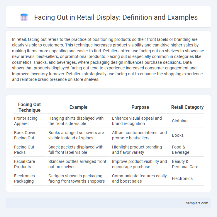 Facing Out in Retail Display: Definition and Examples