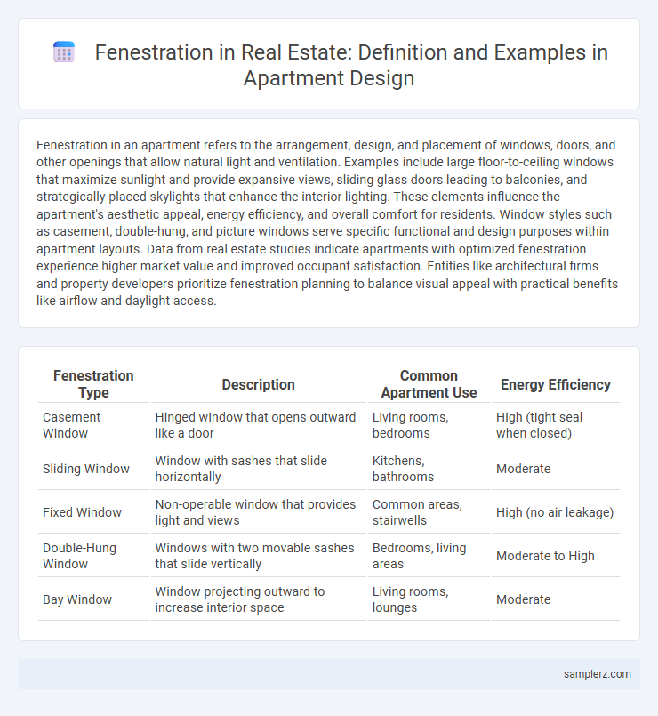 Fenestration in Real Estate: Definition and Examples in Apartment Design
