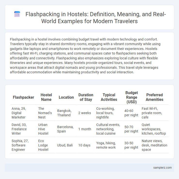 Flashpacking in Hostels: Definition, Meaning, and Real-World Examples for Modern Travelers