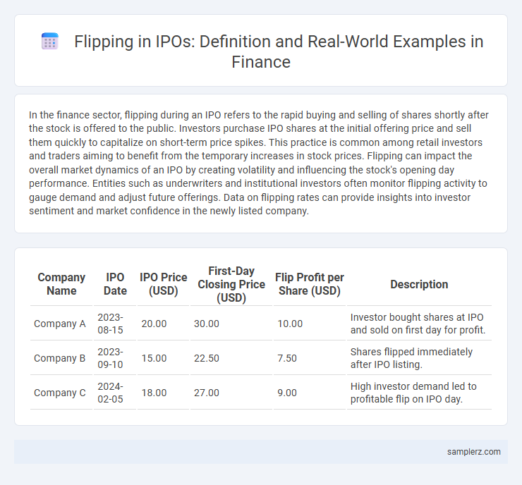 Flipping in IPOs: Definition and Real-World Examples in Finance