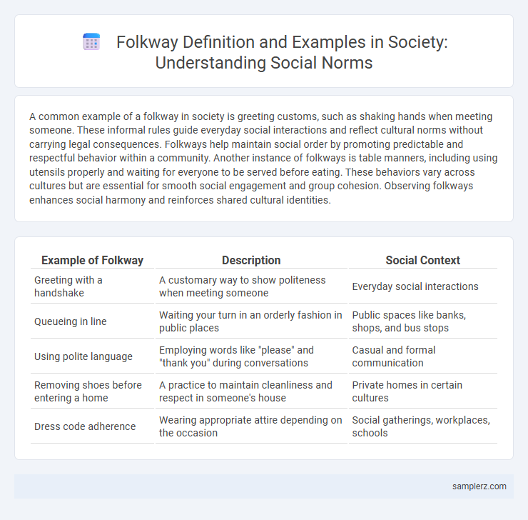 Folkway Definition and Examples in Society: Understanding Social Norms