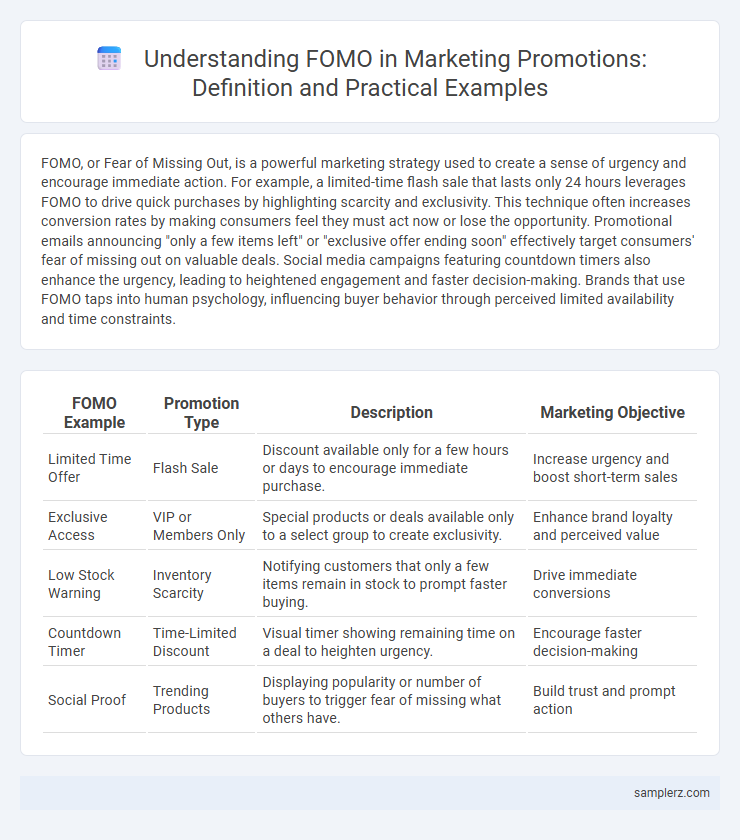 Understanding FOMO in Marketing Promotions: Definition and Practical Examples