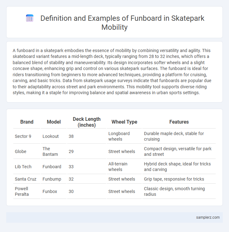 Definition and Examples of Funboard in Skatepark Mobility