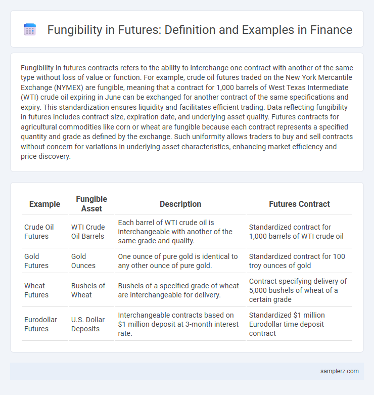 Fungibility in Futures: Definition and Examples in Finance