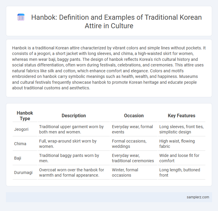 Hanbok: Definition and Examples of Traditional Korean Attire in Culture