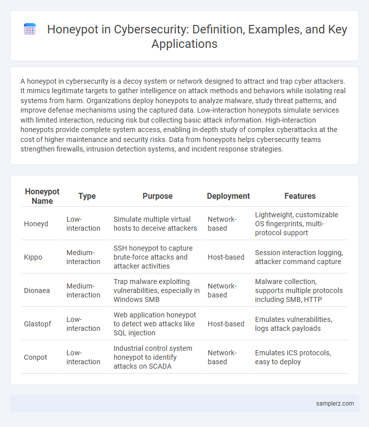 Honeypot in Cybersecurity: Definition, Examples, and Key Applications