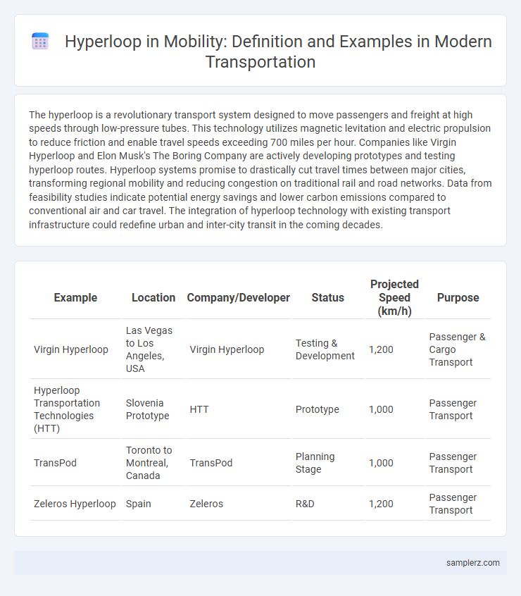 Hyperloop in Mobility: Definition and Examples in Modern Transportation