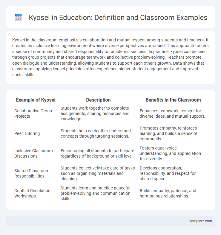 Kyosei in Education: Definition and Classroom Examples