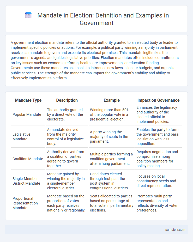 Mandate in Election: Definition and Examples in Government