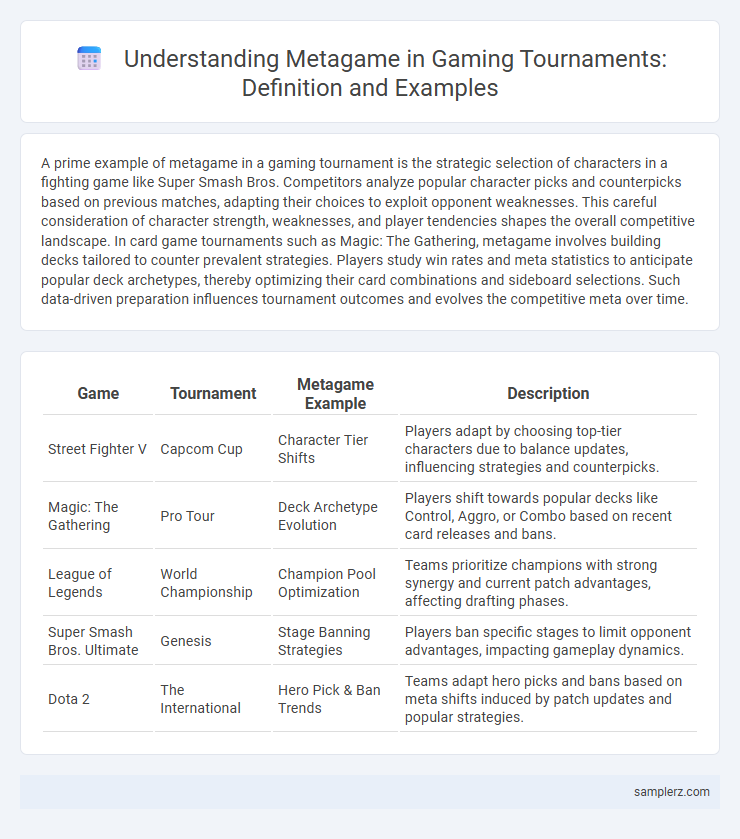Understanding Metagame in Gaming Tournaments: Definition and Examples