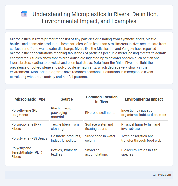 Understanding Microplastics in Rivers: Definition, Environmental Impact, and Examples