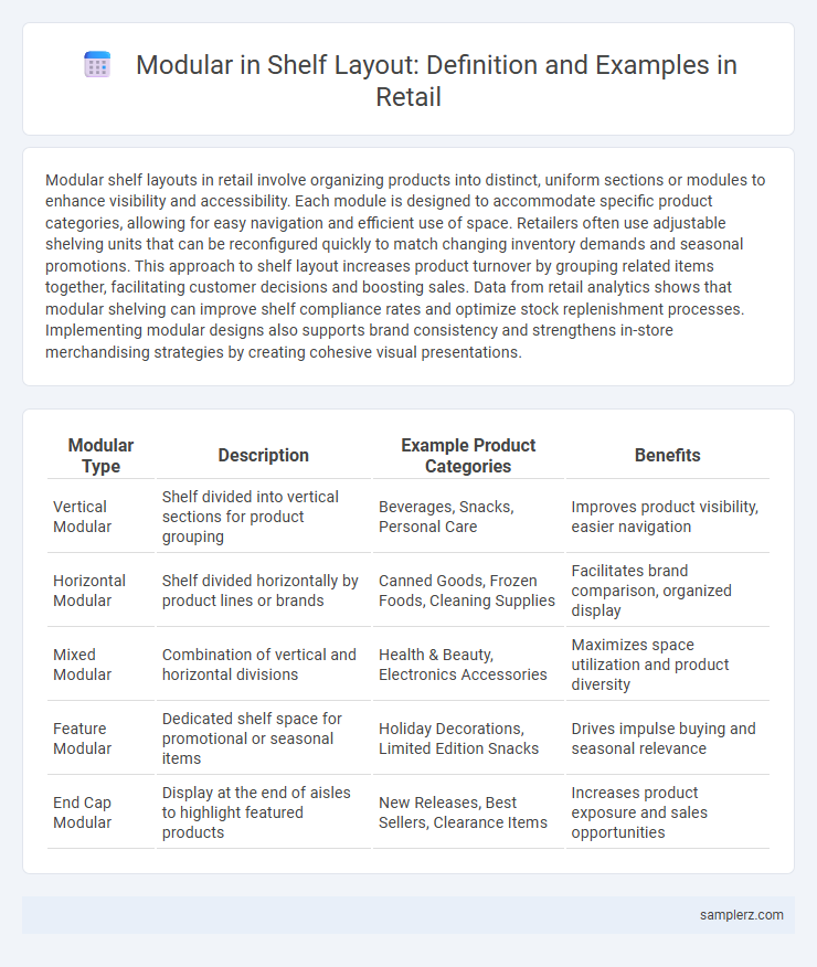 Modular in Shelf Layout: Definition and Examples in Retail