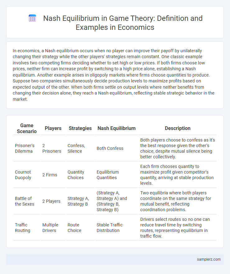 Nash Equilibrium in Game Theory: Definition and Examples in Economics