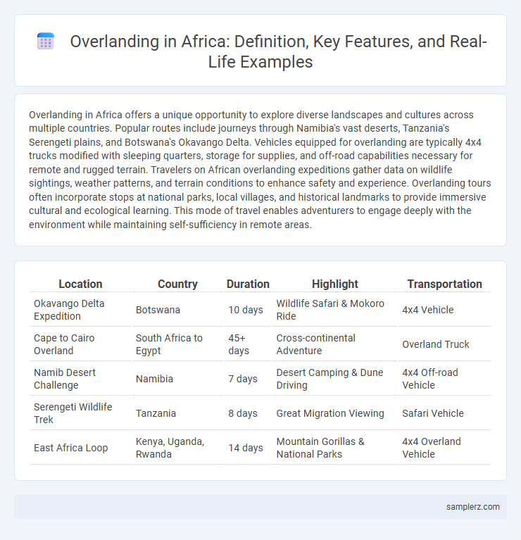 Overlanding in Africa: Definition, Key Features, and Real-Life Examples