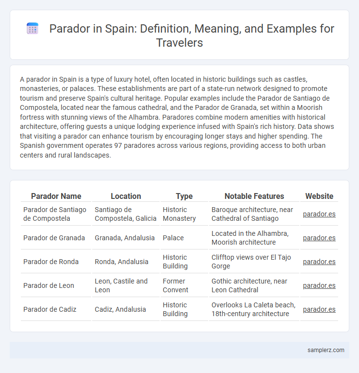 Parador in Spain: Definition, Meaning, and Examples for Travelers