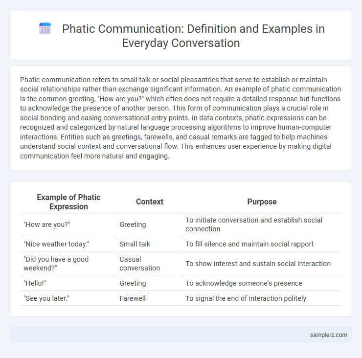 Phatic Communication: Definition and Examples in Everyday Conversation