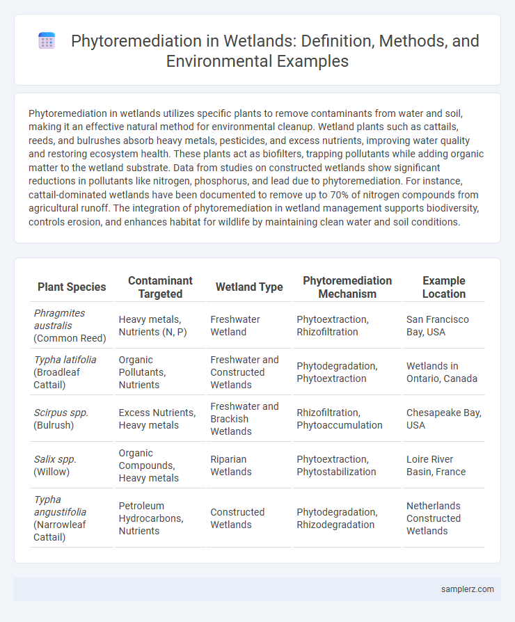 Phytoremediation in Wetlands: Definition, Methods, and Environmental Examples