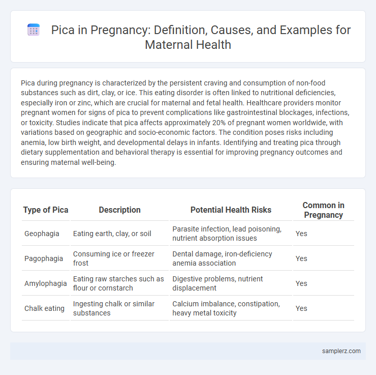 Pica in Pregnancy: Definition, Causes, and Examples for Maternal Health