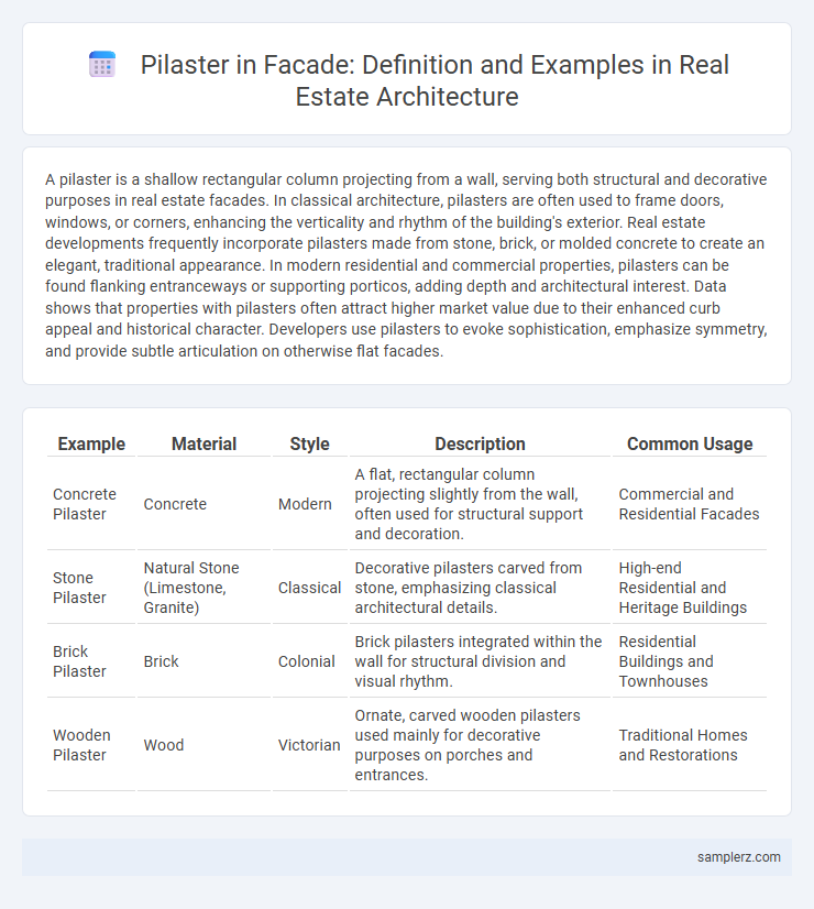 Pilaster in Facade: Definition and Examples in Real Estate Architecture