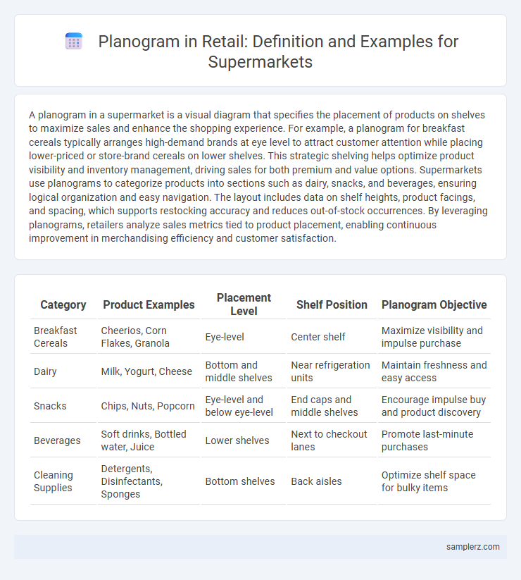 Planogram in Retail: Definition and Examples for Supermarkets