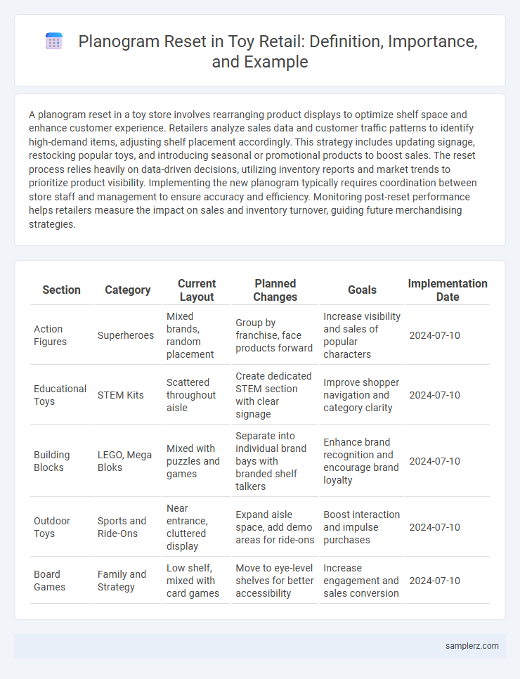 Planogram Reset in Toy Retail: Definition, Importance, and Example