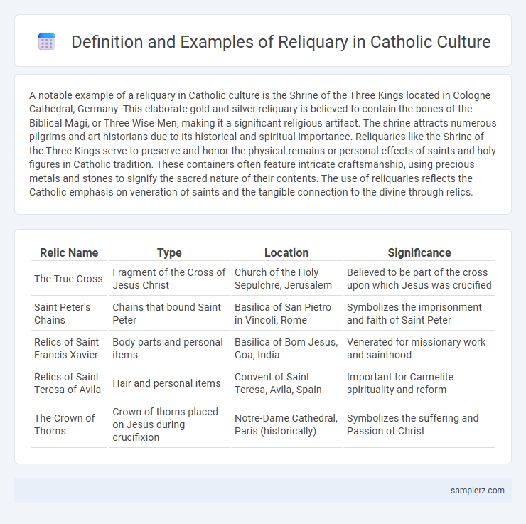 Definition and Examples of Reliquary in Catholic Culture