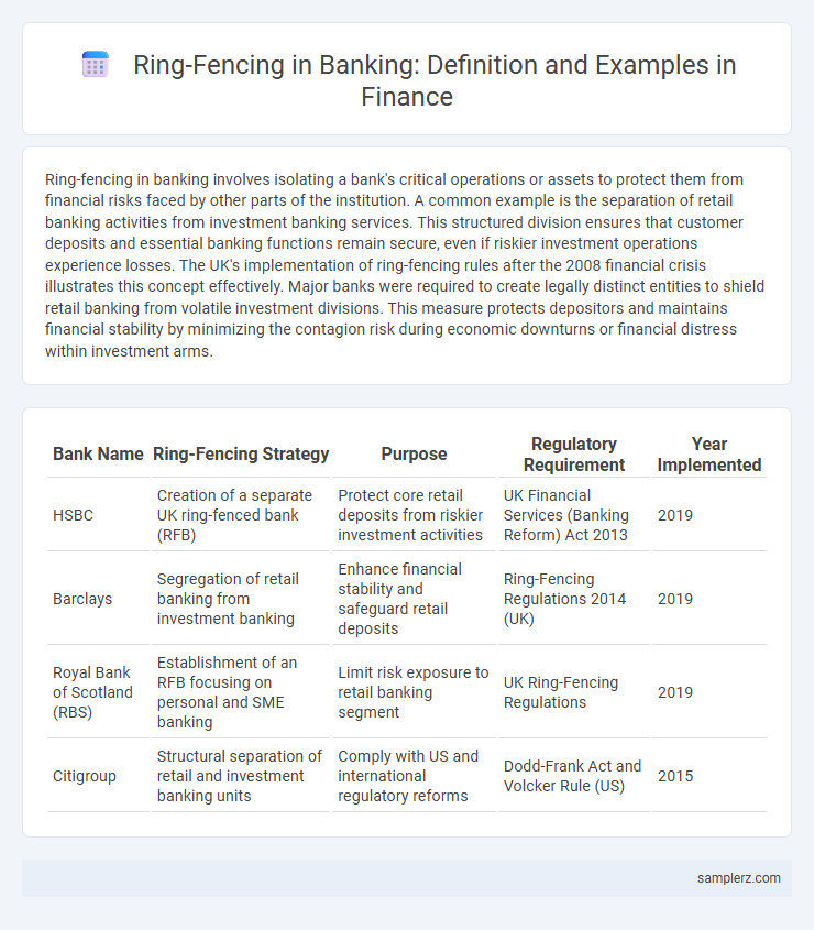 Ring-Fencing in Banking: Definition and Examples in Finance