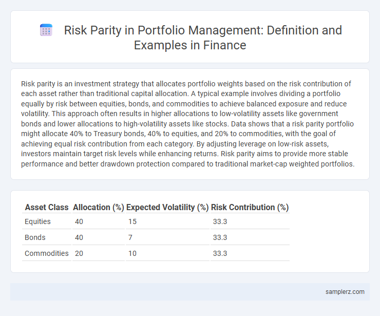Risk Parity in Portfolio Management: Definition and Examples in Finance