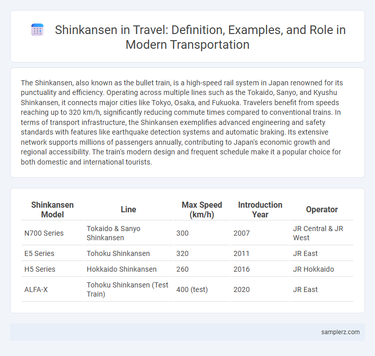 Shinkansen in Travel: Definition, Examples, and Role in Modern Transportation