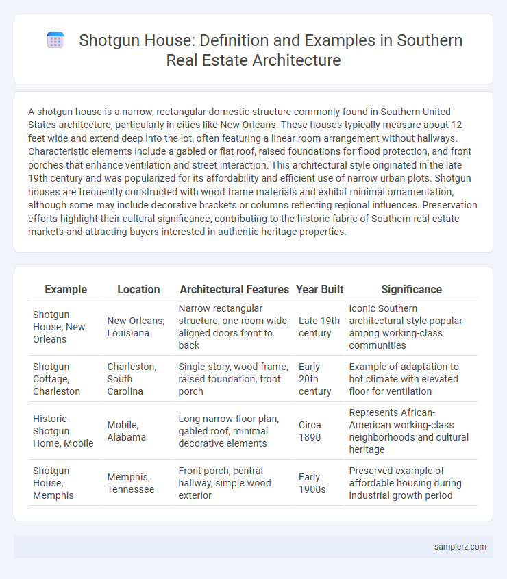 Shotgun House: Definition and Examples in Southern Real Estate Architecture