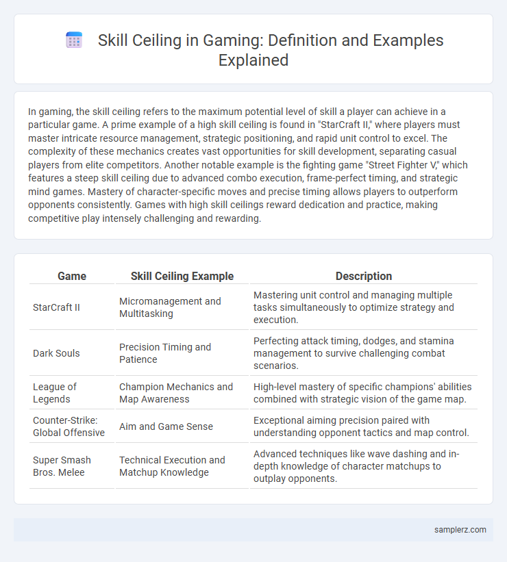 Skill Ceiling in Gaming: Definition and Examples Explained