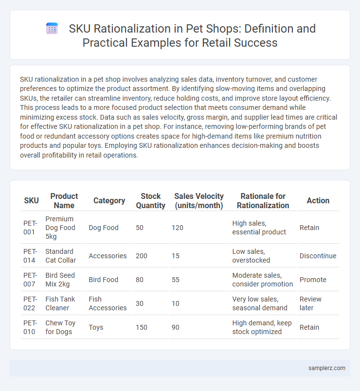SKU Rationalization in Pet Shops: Definition and Practical Examples for Retail Success