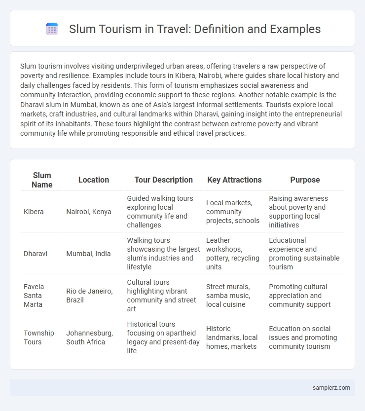 Slum Tourism in Travel: Definition and Examples