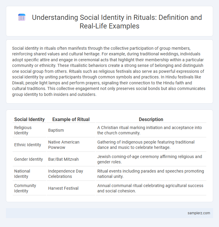 Understanding Social Identity in Rituals: Definition and Real-Life Examples
