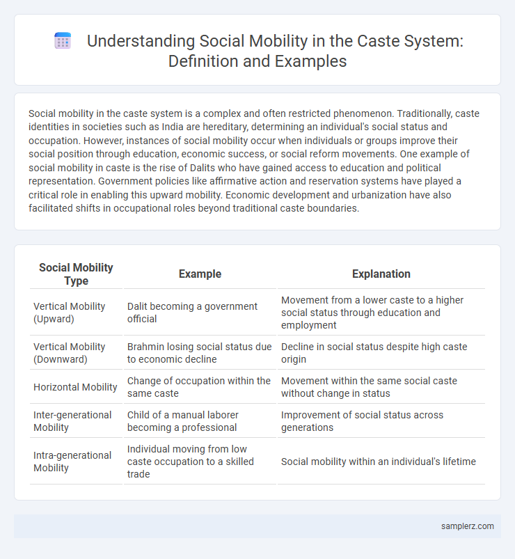 Understanding Social Mobility in the Caste System: Definition and Examples