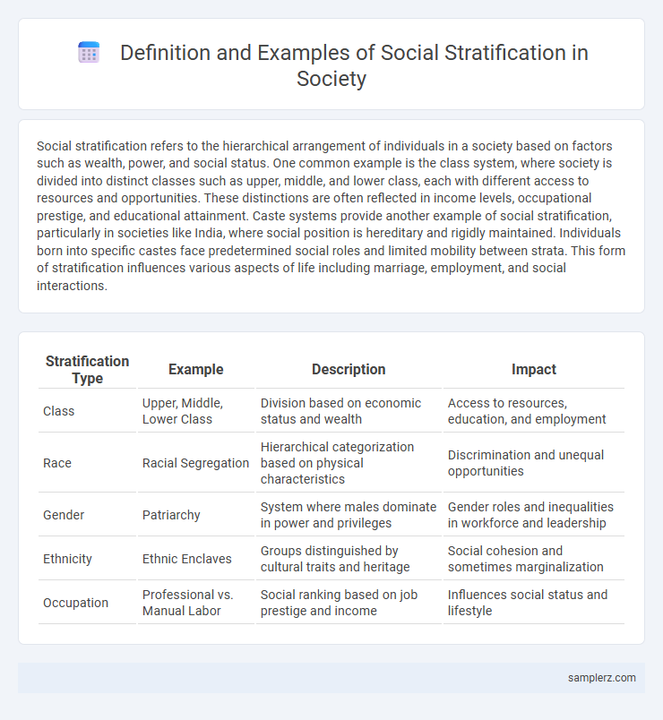 Definition and Examples of Social Stratification in Society