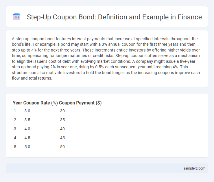 Step-Up Coupon Bond: Definition and Example in Finance
