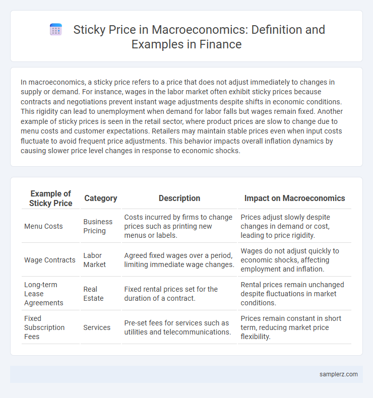 Sticky Price in Macroeconomics: Definition and Examples in Finance