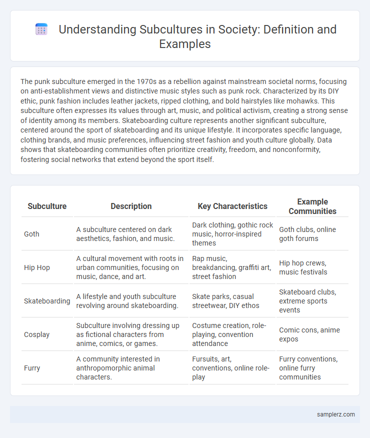 Understanding Subcultures in Society: Definition and Examples