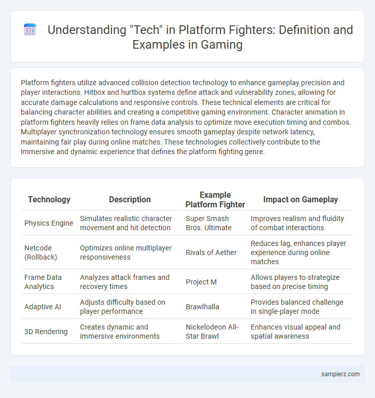 Understanding Tech in Platform Fighters: Definition and Examples in Gaming