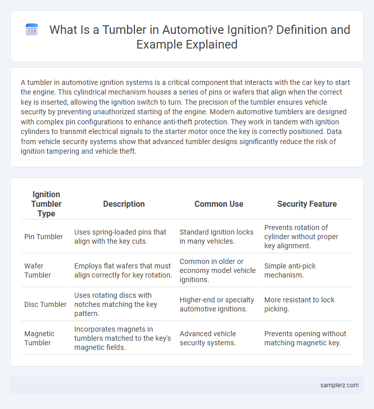 What Is a Tumbler in Automotive Ignition? Definition and Example Explained