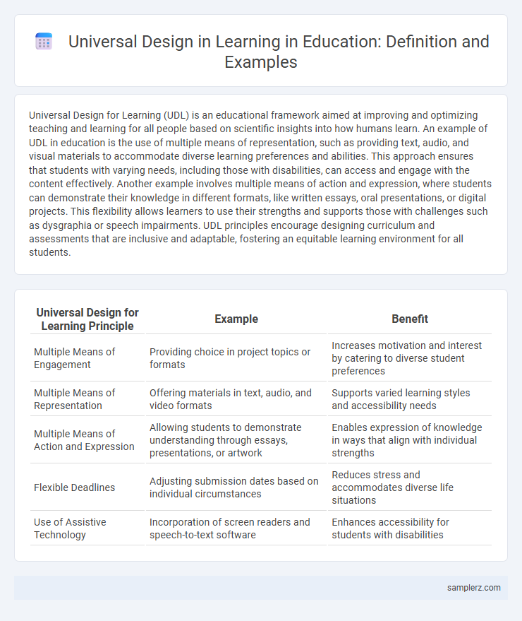 Universal Design in Learning in Education: Definition and Examples