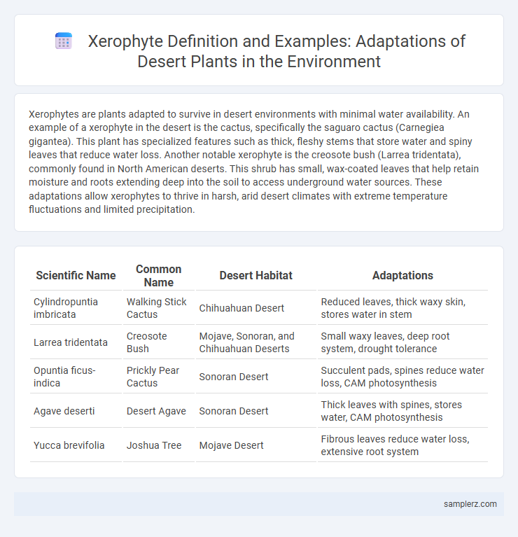 Xerophyte Definition and Examples: Adaptations of Desert Plants in the Environment